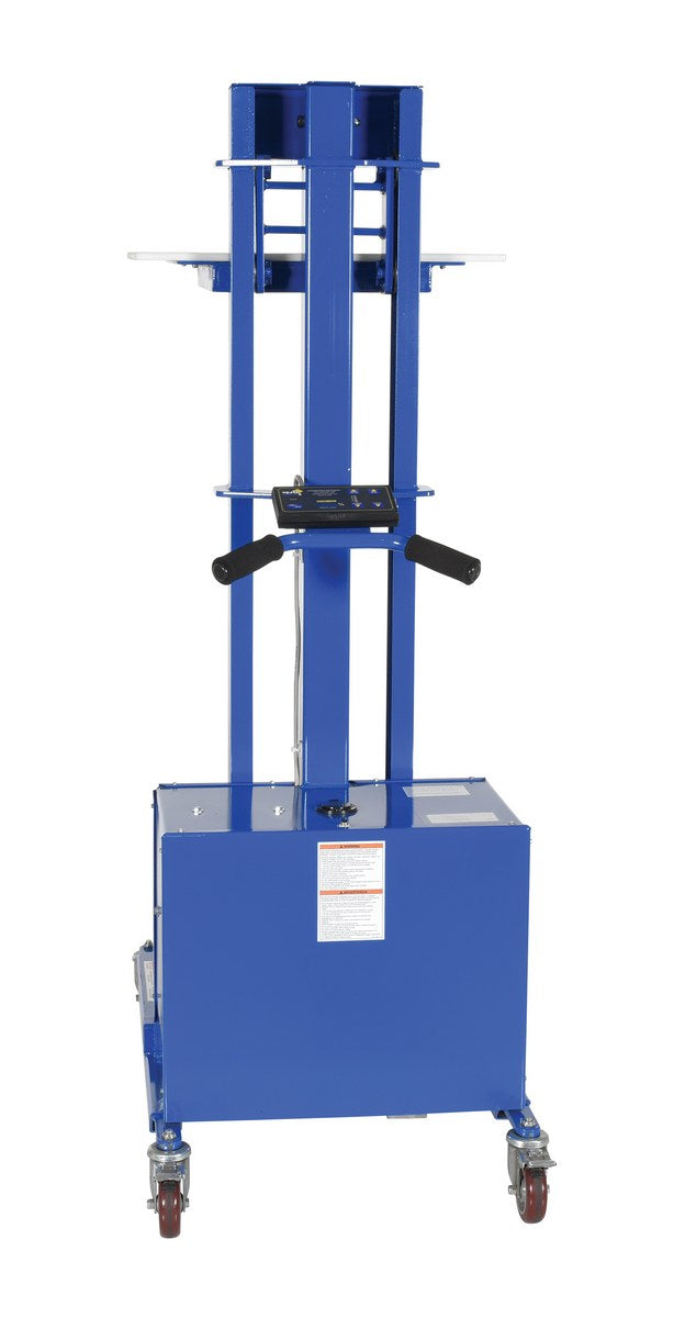 Vestil Steel Quick Lift DC Powered Lift 57 In. Raised Height 400 Lb. Capacity
