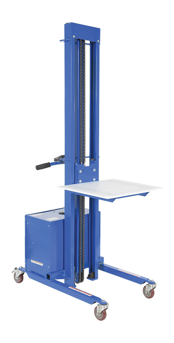 Vestil Steel Quick Lift DC Powered Lift 72 In. Raised Height 400 Lb. Capacity