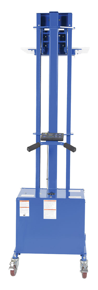 Vestil Steel Quick Lift DC Powered Lift 72 In. Raised Height 400 Lb. Capacity