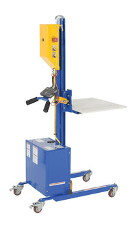 Thumbnail for Vestil Steel DC Powered Quick Lift with Auto Height Indexer 175lb Capacity Blue