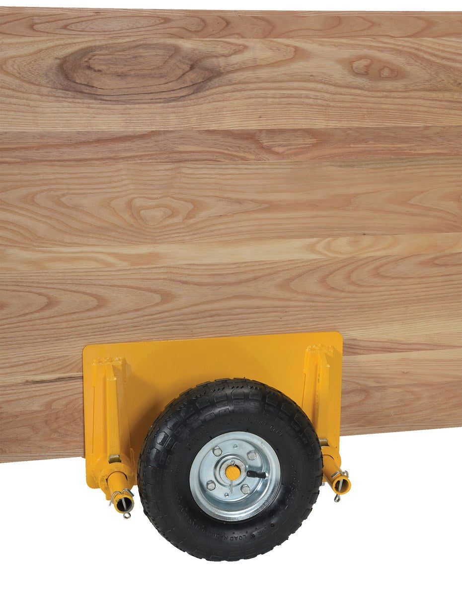 Heavy-Duty Adjustable Pally Dolly w/ 10" Pneumatic Casters