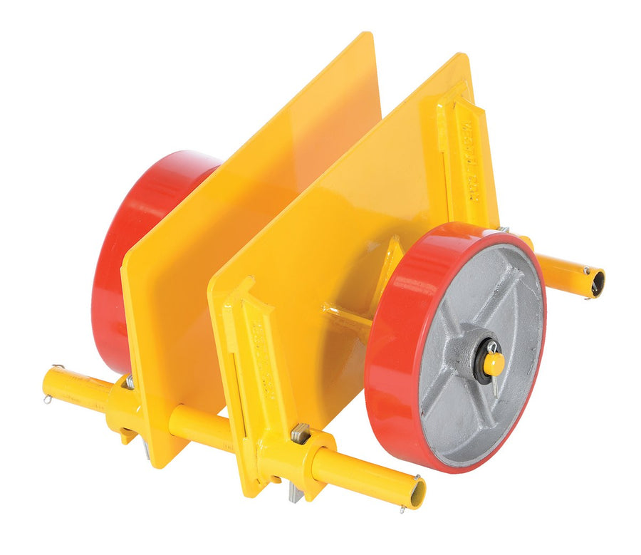 Heavy-Duty Adjustable Pally Dolly w/ 8" Poly-on-Steel Casters