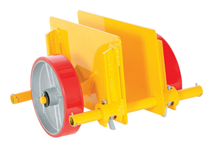 Heavy-Duty Adjustable Pally Dolly w/ 8" Poly-on-Steel Casters