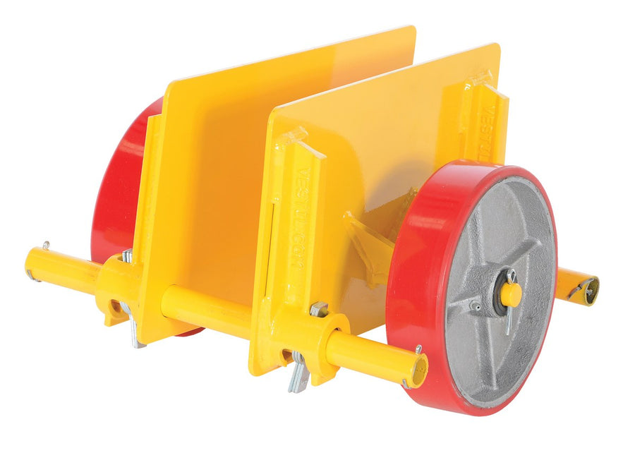 Heavy-Duty Adjustable Pally Dolly w/ 8" Poly-on-Steel Casters