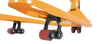 Thumbnail for Steel Low Profile Economy Pallet Truck with Scale 67-1/2 In. x 27 In. x 47 In. 5000 Lb. Capacity Yellow