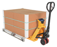 Thumbnail for Steel Low Profile Economy Pallet Truck with Scale 67-1/2 In. x 27 In. x 47 In. 5000 Lb. Capacity Yellow