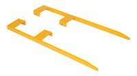 Thumbnail for Vestil Steel Pallet Master Fork Extensions 6 In. x 48 In. Yellow