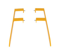Thumbnail for Vestil Steel Pallet Master Fork Extensions 6 In. x 48 In. Yellow
