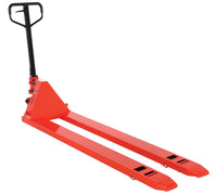 Thumbnail for Steel Low Profile Pallet Truck 88 In. x 20-5/8 In. x 48 In. 4400 Lb. Capacity Red