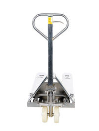 Thumbnail for Stainless Steel Pallet Truck 59 In. x 21-1/2 In. x 48 In. 5500 Lb. Capacity Silver