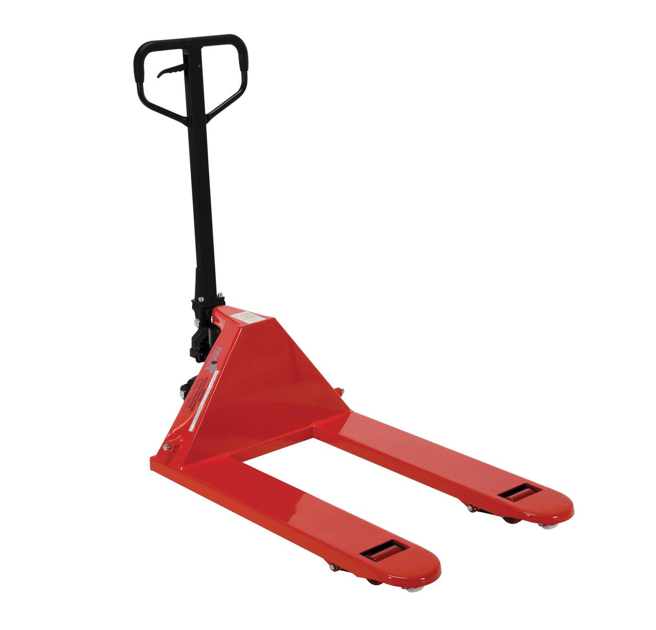 Steel Full Featured Pallet Truck 49-1/2 In. x 27 In. x 48-1/2 In. 5500 Lb. Capacity Red