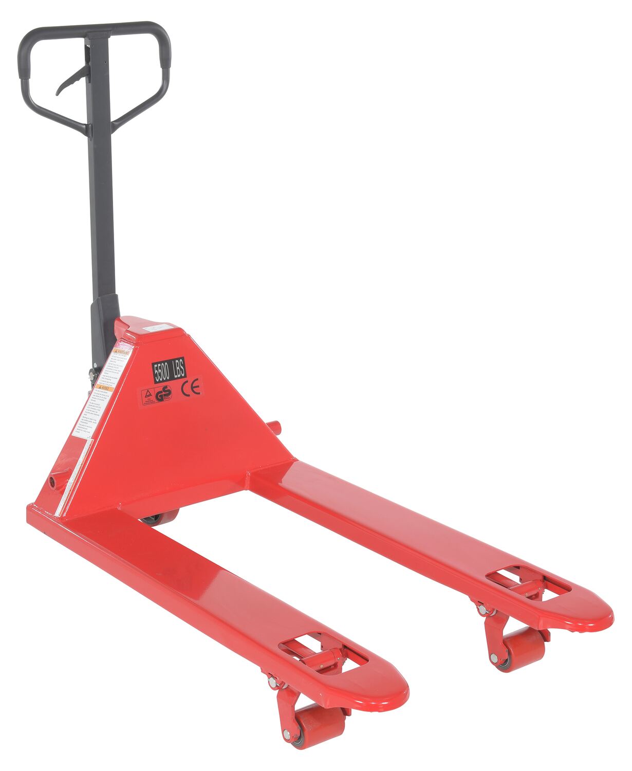 Steel Full Featured Pallet Truck 27 In. x 42 In. 5,500 Lb. Capacity Red