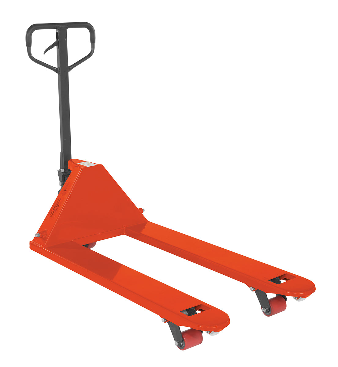 Steel Full Featured Pallet Truck 27 In. x 48 In. 5500 Lb. Capacity Orange