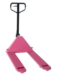 Thumbnail for Steel Pallet Truck 63 In.x 27 In. x 48 In. 5500 Lb. Capacity Pink