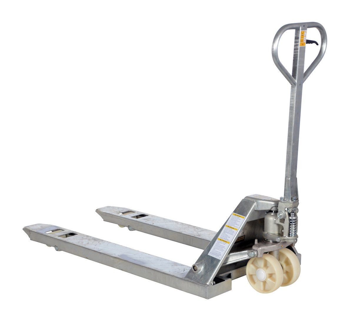 Galvanized Steel (Quantity 6) Pallet Truck 62 In. x 27 In. x 48 In. 5500 Lb. Capacity Gray
