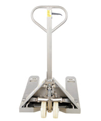 Thumbnail for 304 Stainless Steel Frame Pallet Truck 61 In. x 27 In. x 48 In. 5500 Lb. Capacity Silver