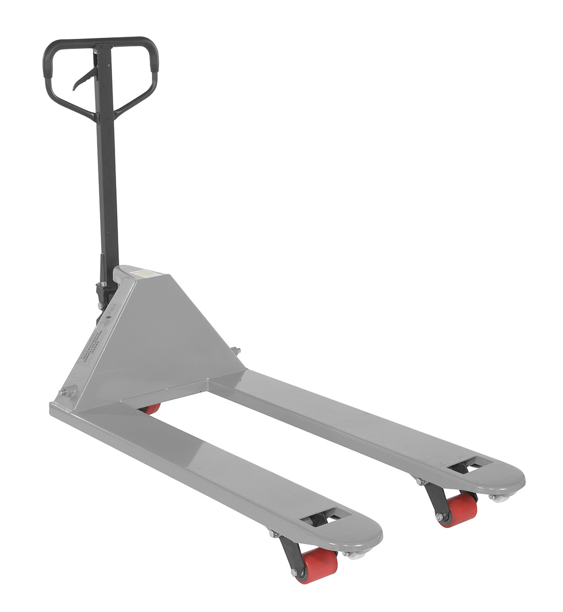 Steel Full Featured Pallet Truck 27 In. x 48 In. 5500 Lb. Capacity Silver