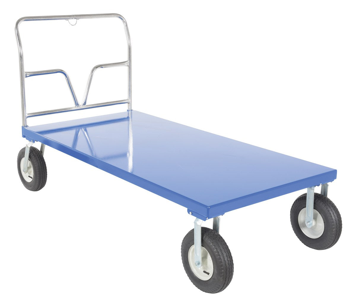 36" x 72" Vestil Steel Platform Cart w/ Pneumatic Tires