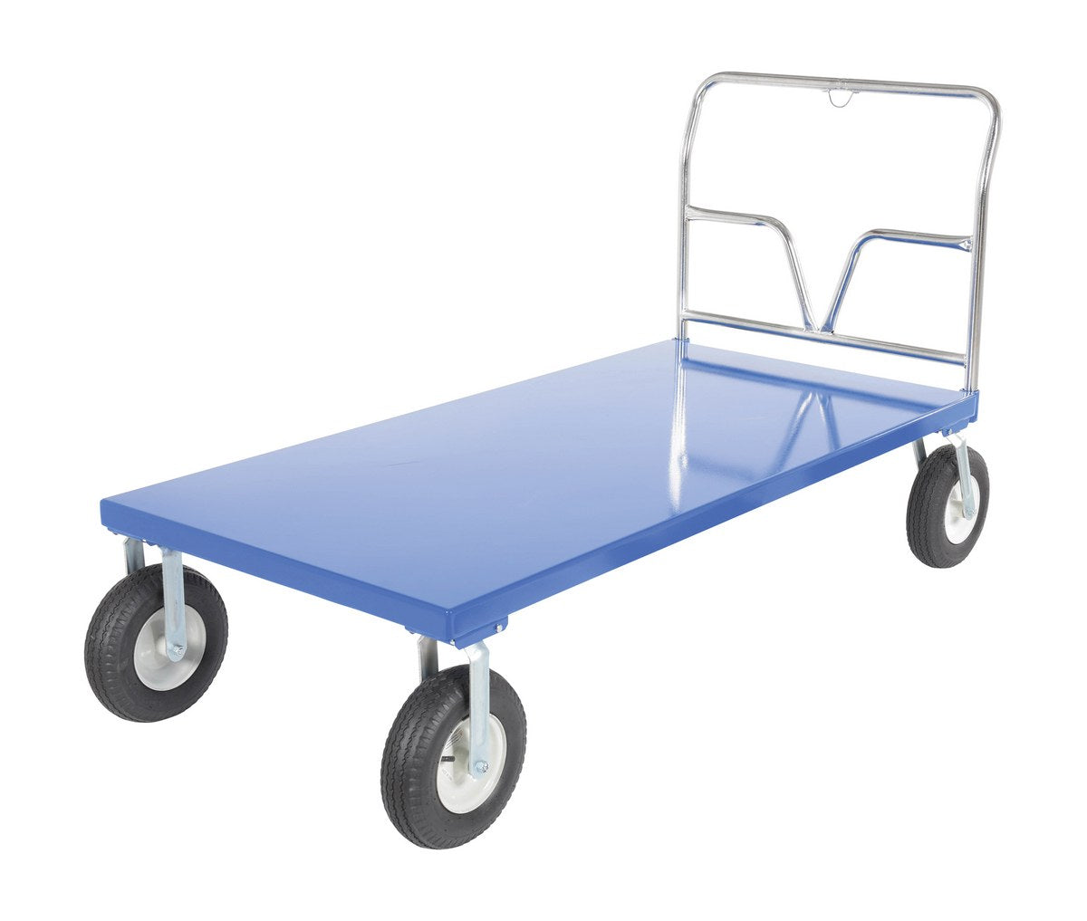 36" x 72" Vestil Steel Platform Cart w/ Pneumatic Tires