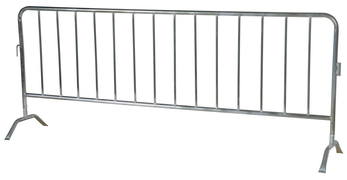GALVANIZED BARRIER W/CURVED FEET