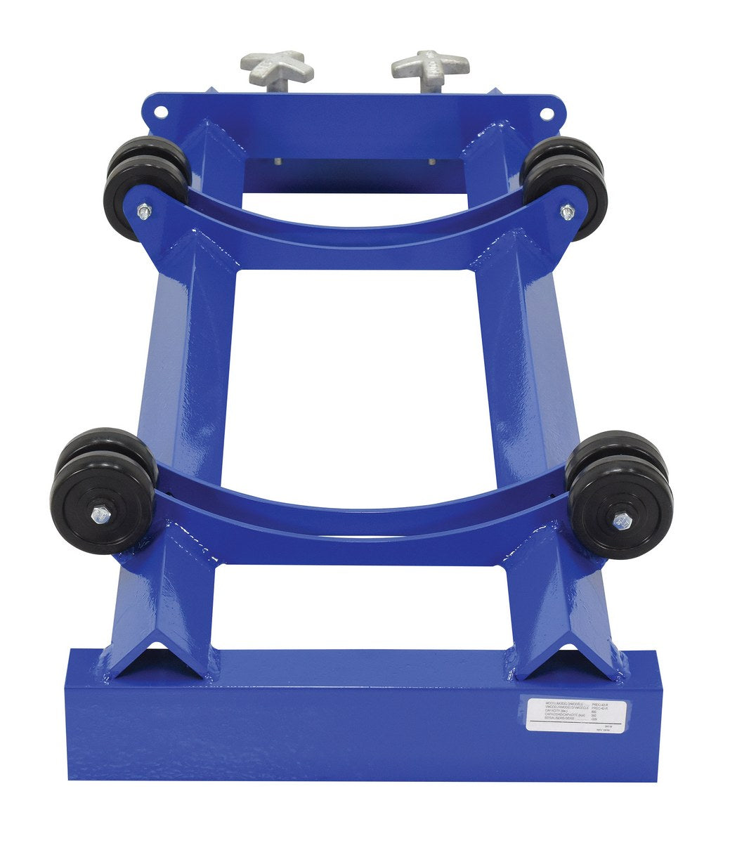 PALLET RACK DRUM ROLLER CRADLE