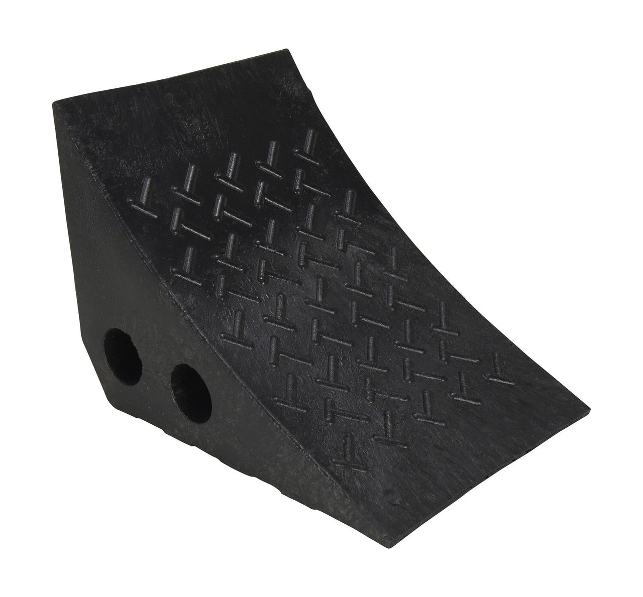 RECYCLED PLASTIC WHEEL CHOCK-BLACK