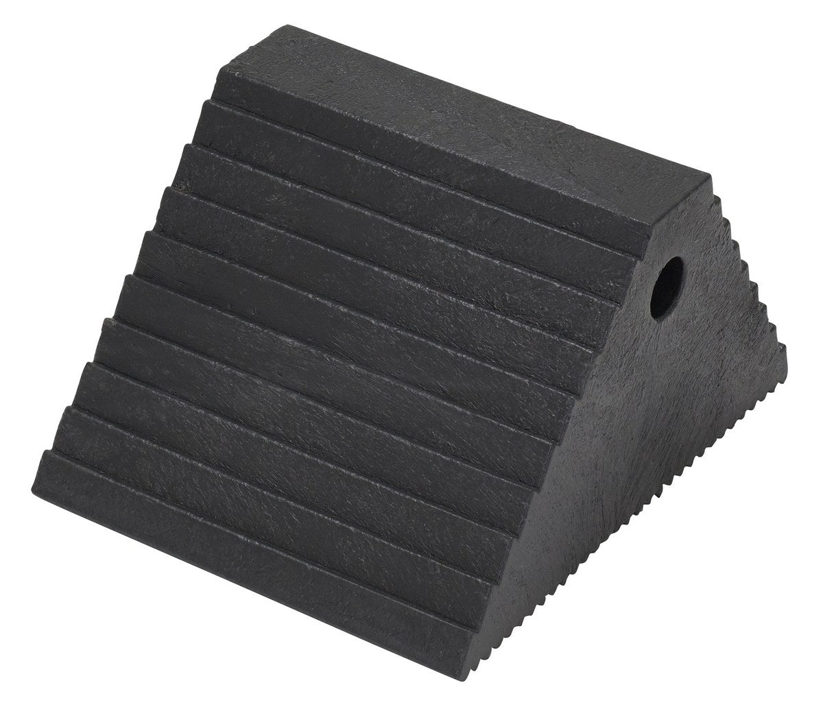 PLASTIC DUAL SLOPE WHEEL CHOCK BLACK
