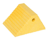 Thumbnail for PLASTIC DUAL SLOPE WHEEL CHOCK YELLOW