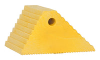 Thumbnail for PLASTIC DUAL SLOPE WHEEL CHOCK YELLOW