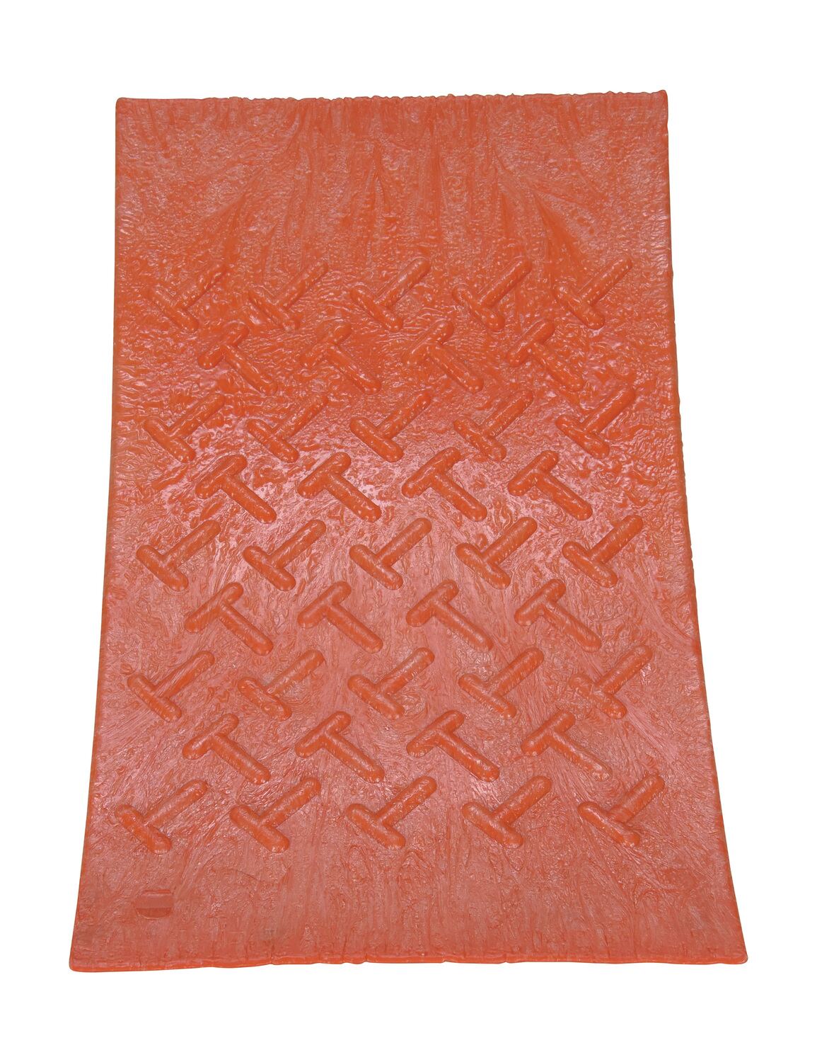 RECYCLED PLASTIC WHEEL CHOCK-ORANGE