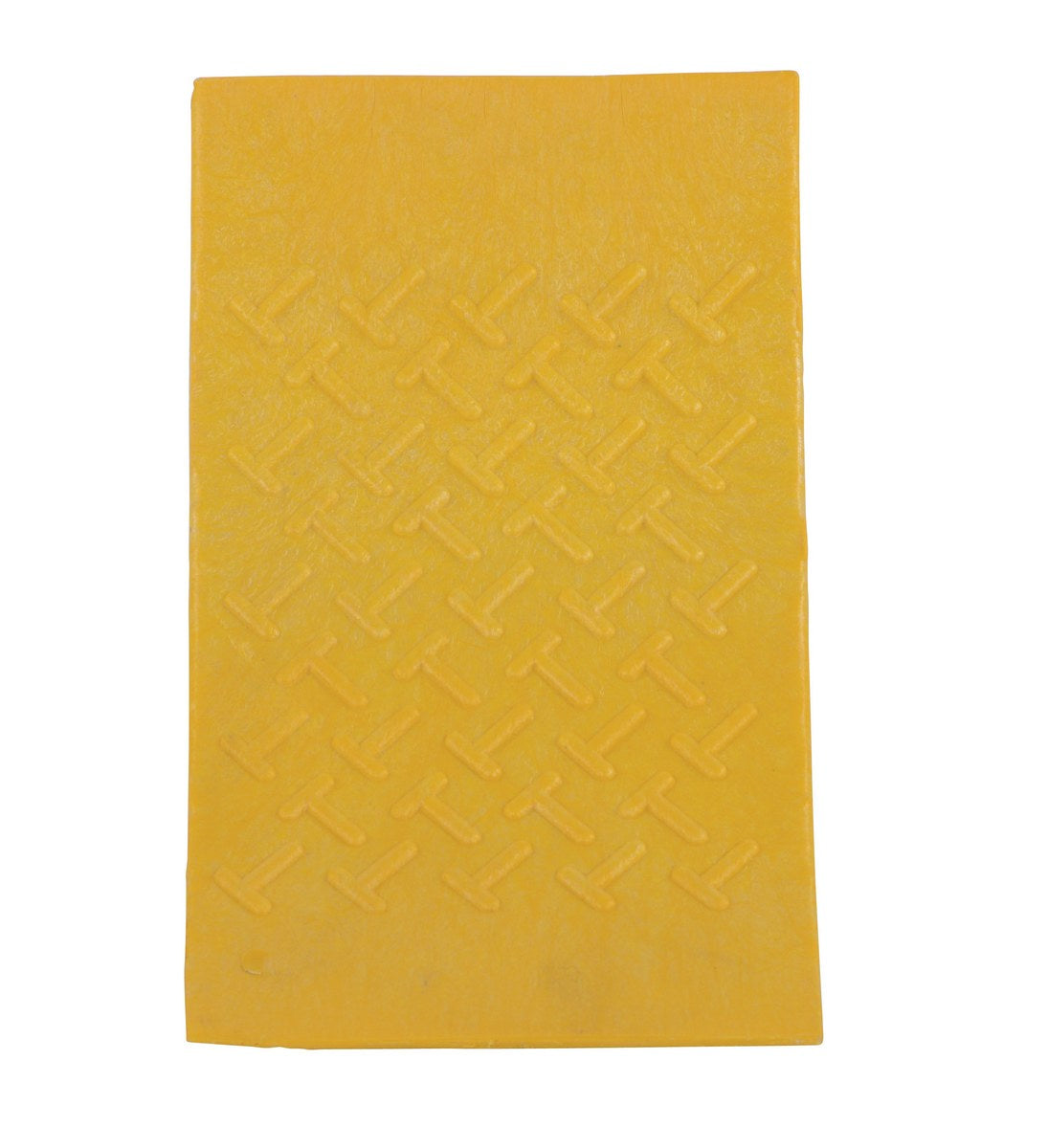 RECYCLED YELLOW PLASTIC WHEEL CHOCK - Model PWC-Y