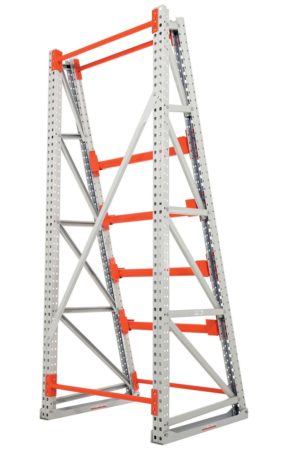 Vestil Industrial 6000 Lb Capacity Steel Reel Rack - 36 x 39 x 96 Inches - Adjustable Axle Brackets - RERC-348