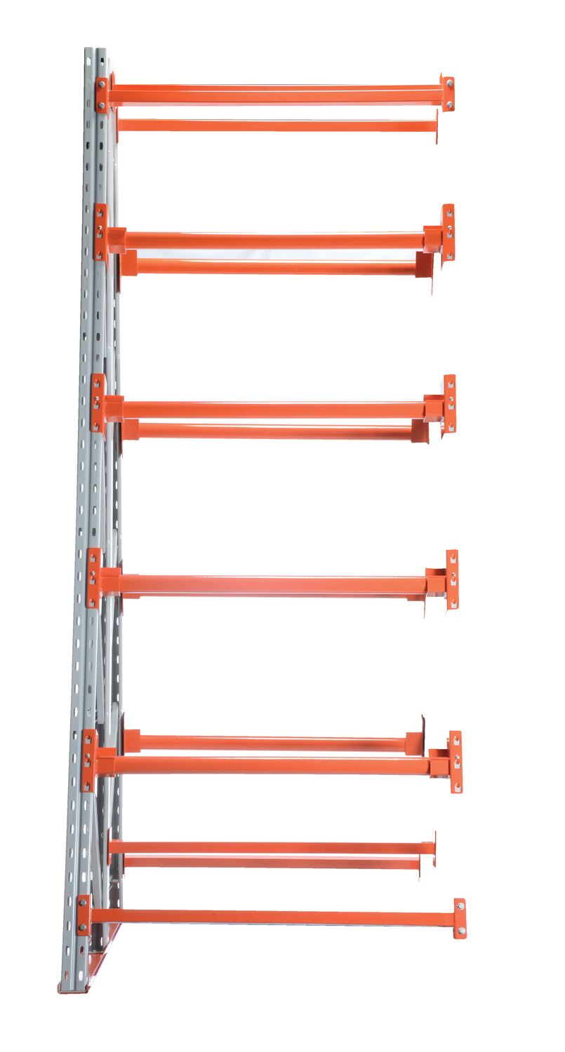 Steel Reel Rack Add-On Kit 36 In. x 48 In. x 120 In. 6000 Lb. Capacity White/Orange