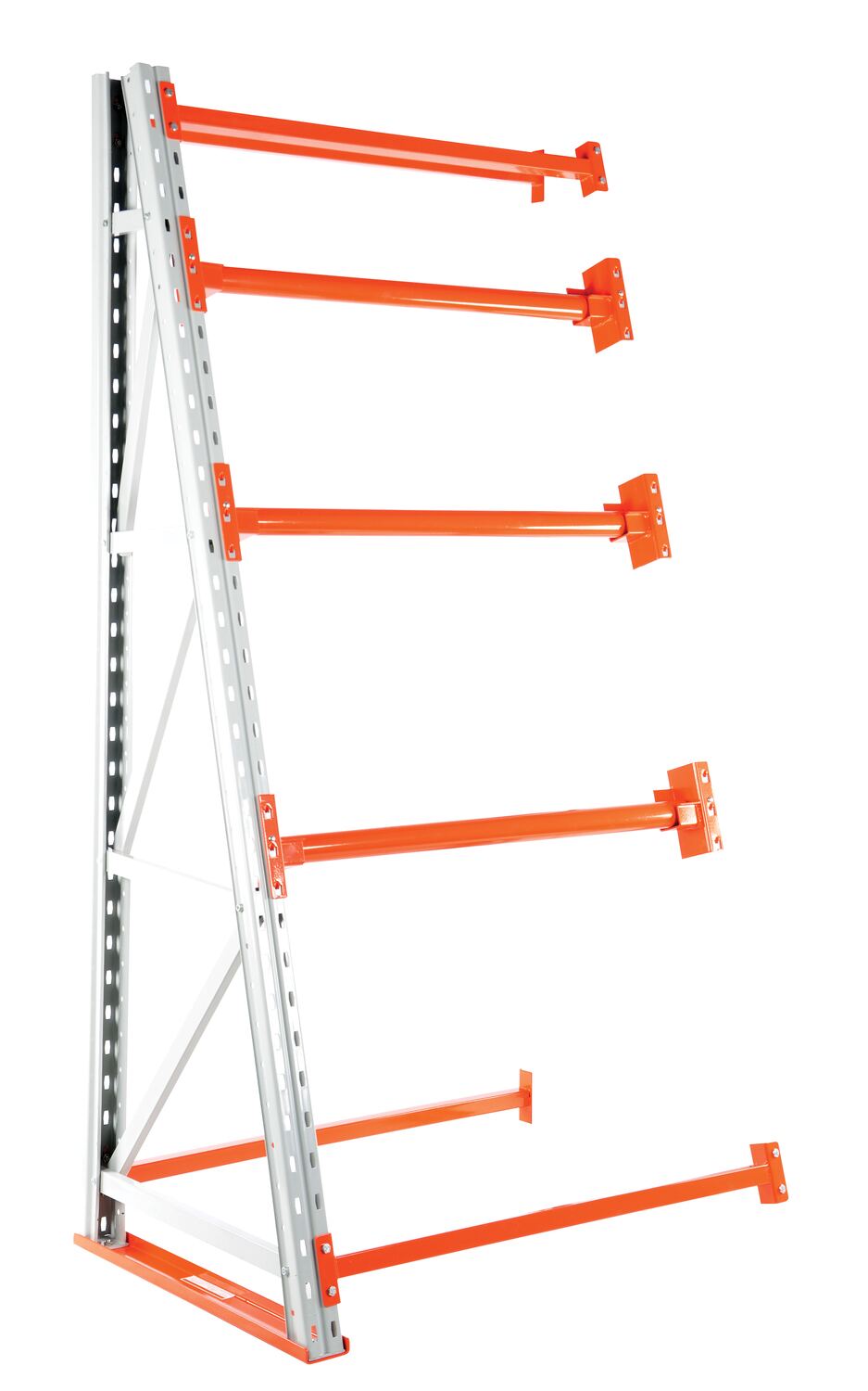 Steel Reel Rack Add-On Kit 36 In. x 48 In. x 96 In. 6000 Lb. Capacity White/Orange