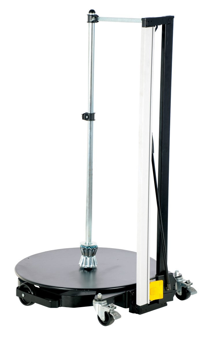 ROLL MATERIAL PORTABLE DOLLY W/CUTTER