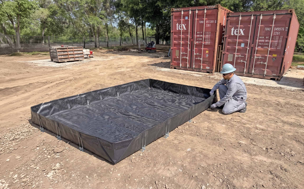 Ultra-Concrete Washout Berm® RPE Model  - 10'x10'