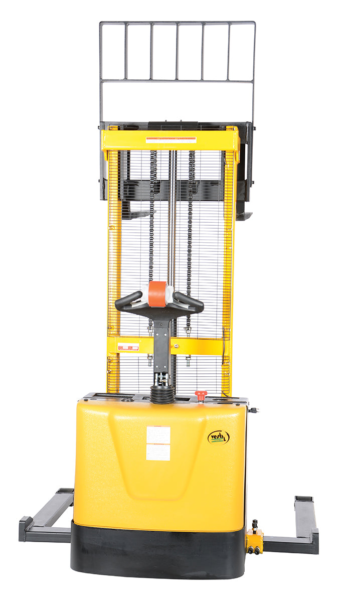 ADJUST POWERED LIFT STACKER 62 IN RAISED