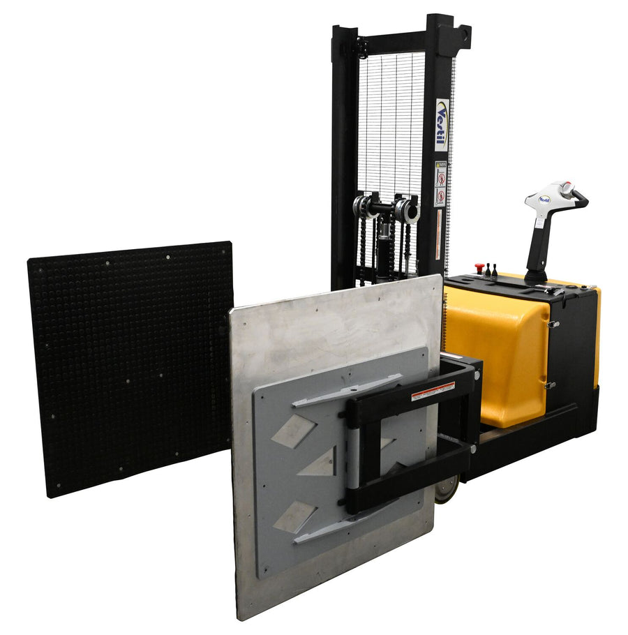 Counter Balanced Powered 27 In. - 51 In. Bale Clamp Lifter 1200 Lb. Capacity Black/Yellow