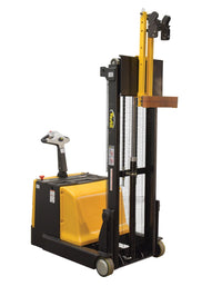 Thumbnail for Steel Counter Balanced Drum Lifter Dual Grip 62 In. Lifting Height 1,000 Lb. Capacity Yellow/Black