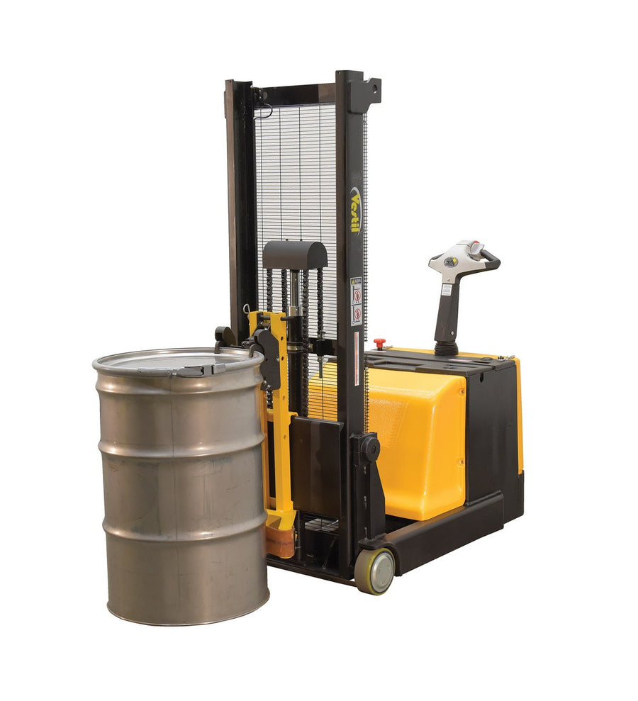 Steel Counter Balanced Drum Lifter Dual Grip 62 In. Lifting Height 1,000 Lb. Capacity Yellow/Black