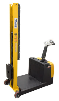 Thumbnail for Vestil Steel Counter Balanced Powered Drive Narrow Mast Stacker 60