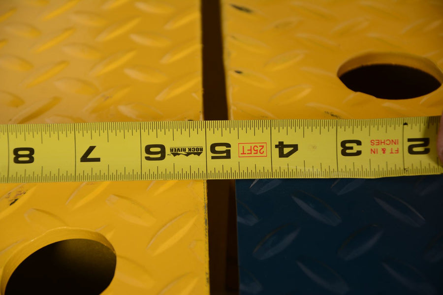 Vestil Low Profile Air Freight Scale with Wrap-Around Ramps - 5000 lb Capacity - SCALE-LP-44-5K