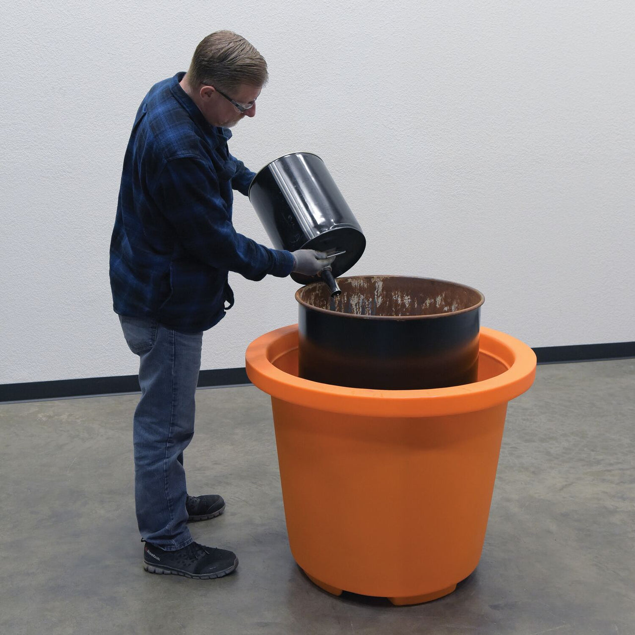DRUM CONTAINMENT BASE - ORANGE