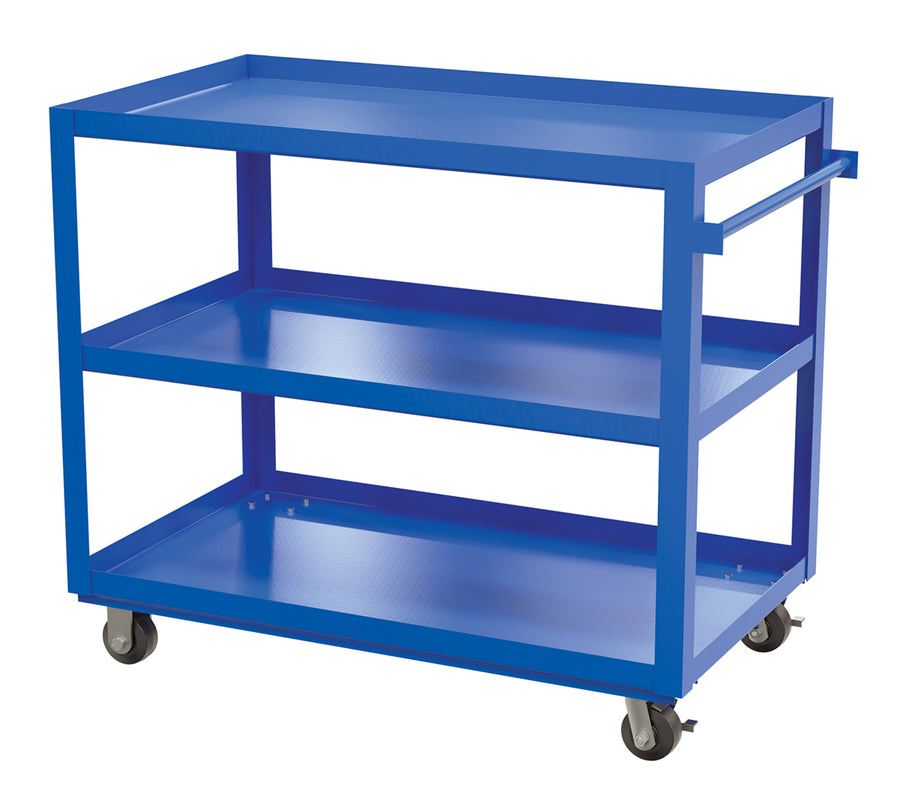 Vestil 28" x 48" 1,000-lbs Capacity Service Cart w/ 3 Shelves