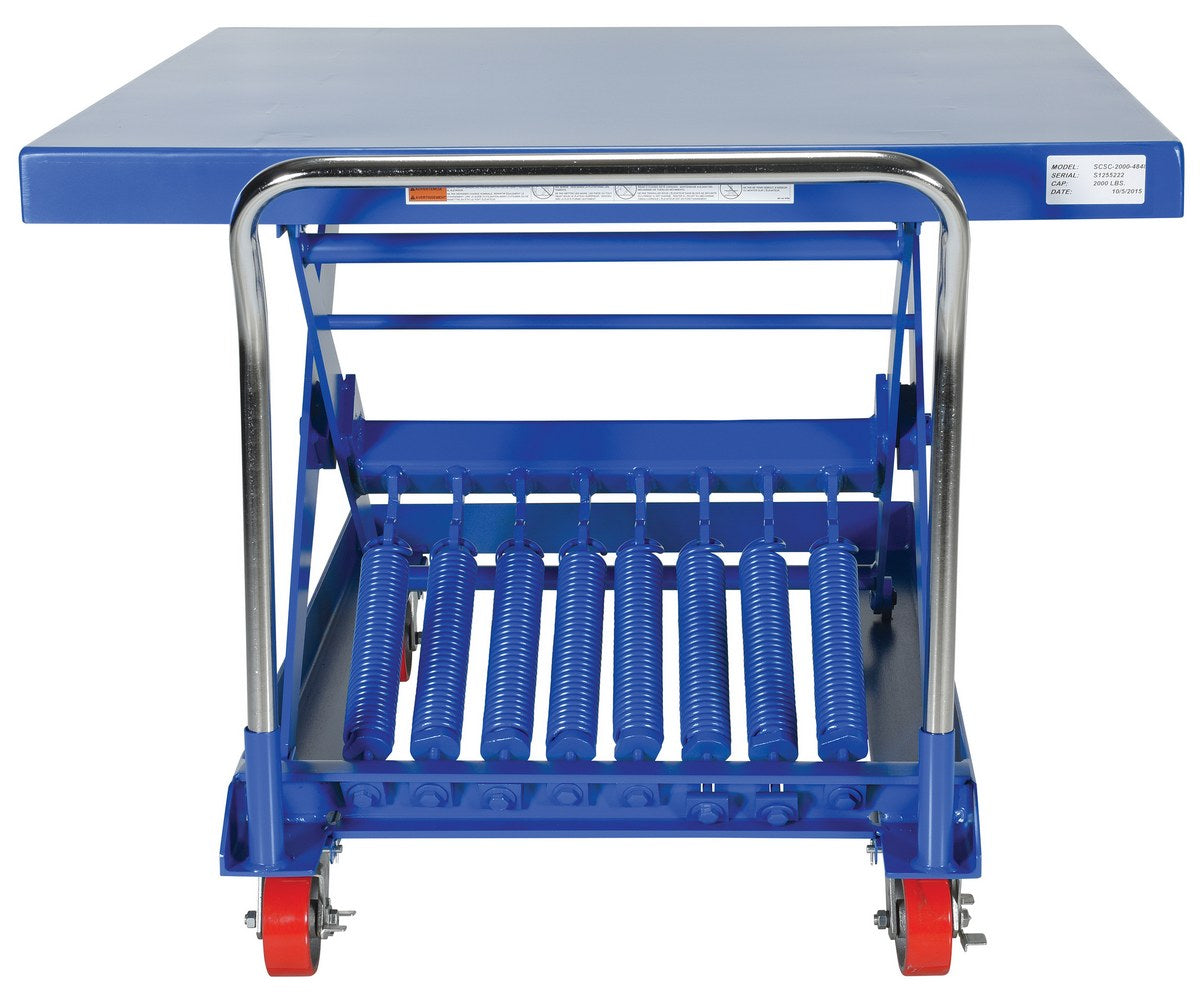 2,000-lbs Capacity Spring Counterbalanced Cart