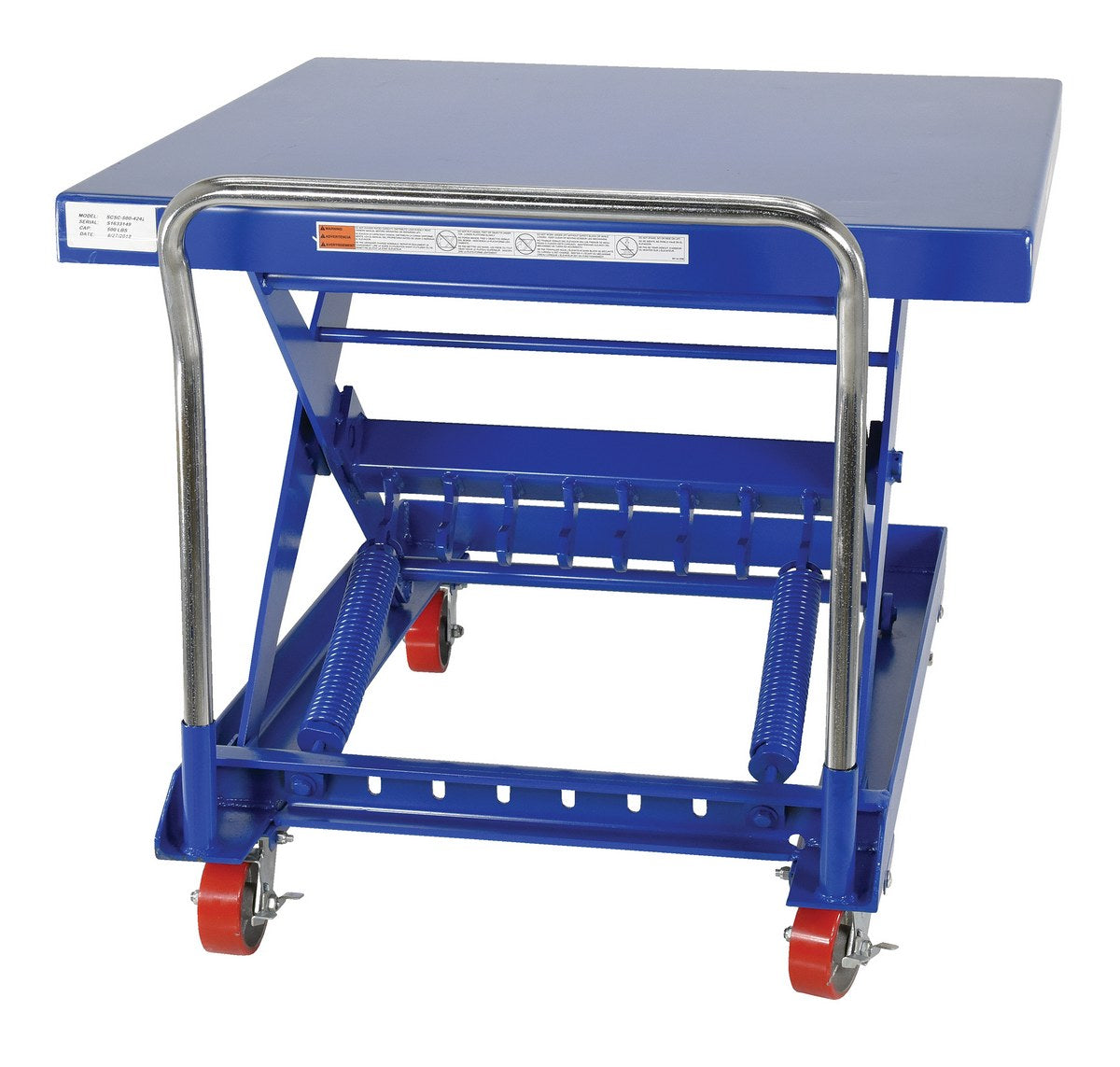 500-lbs Capacity Spring Counterbalanced Cart