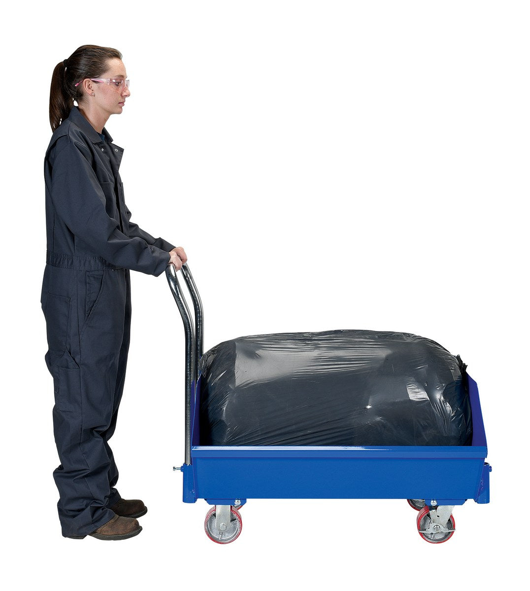 1/4 CuYd Steel Low Profile Hopper