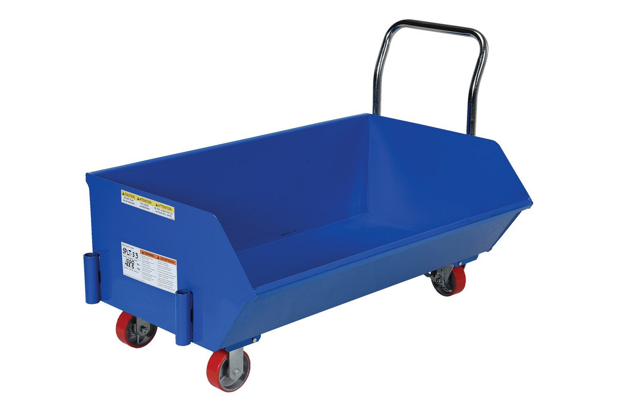 1/3 CuYd Steel Low Profile Hopper