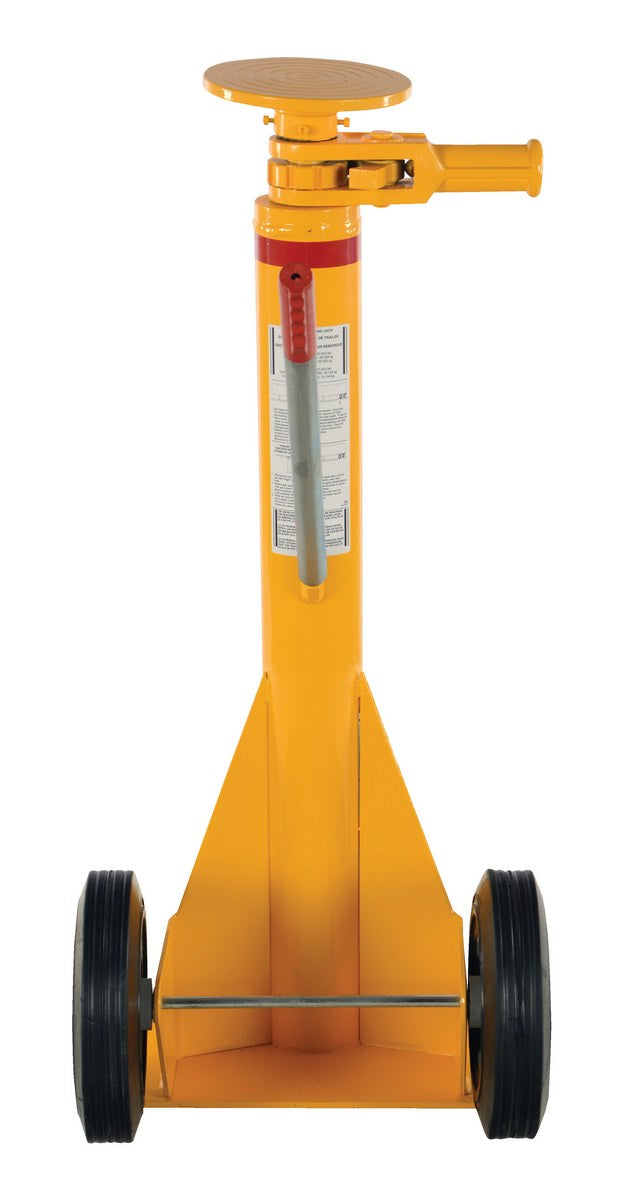 Stabilizing Jack - Ratchet Model, 10" Hard Rubber Wheels , 41" - 50" Service Range