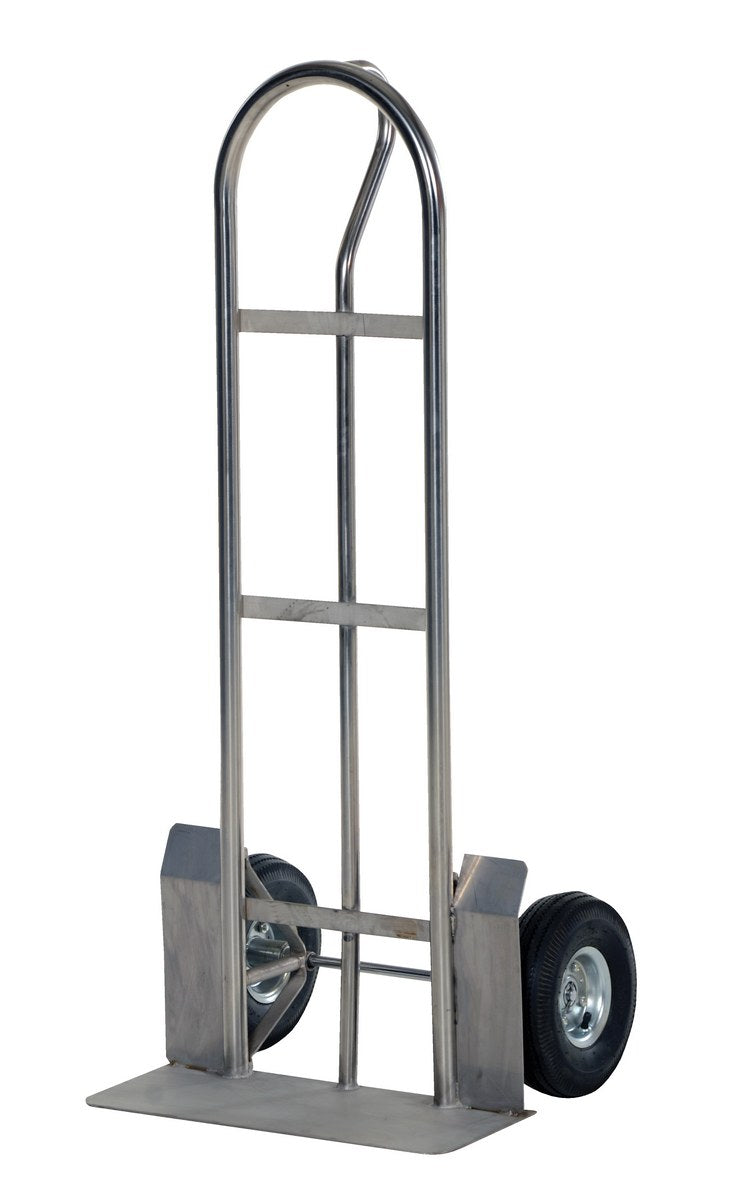 SS P HANDLE TRUCK-600LB PNEUMATIC WHEELS